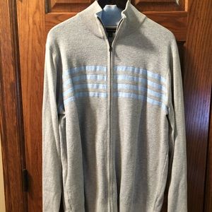 MENS XL TALL BANANA REPUBLIC COTTON SWEATER JACKET
